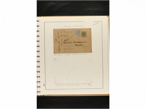 ✉ ESPAÑA. ENTEROS POSTALES. COLECCIÓN ESPECIALIZADA. Restos 