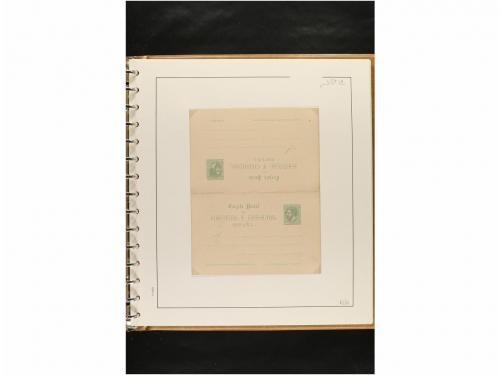 ✉ ESPAÑA. ENTEROS POSTALES. COLECCIÓN ESPECIALIZADA. Restos 