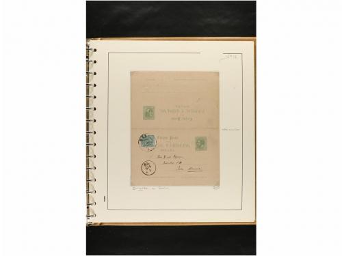 ✉ ESPAÑA. ENTEROS POSTALES. COLECCIÓN ESPECIALIZADA. Restos 