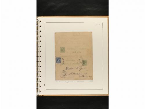 ✉ ESPAÑA. ENTEROS POSTALES. COLECCIÓN ESPECIALIZADA. Restos 