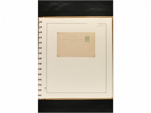 ✉ ESPAÑA. ENTEROS POSTALES. COLECCIÓN ESPECIALIZADA. Restos 