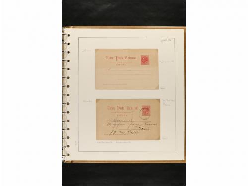 ✉ ESPAÑA. ENTEROS POSTALES. COLECCIÓN ESPECIALIZADA. Restos 