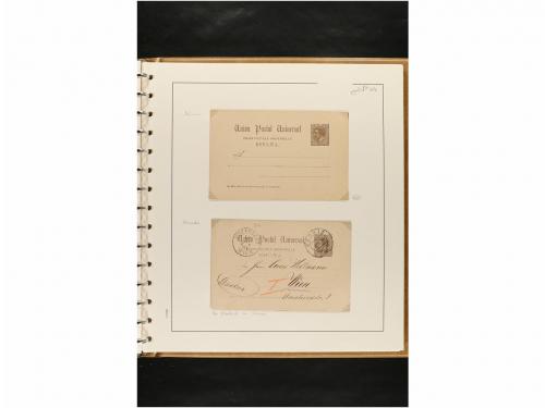 ✉ ESPAÑA. ENTEROS POSTALES. COLECCIÓN ESPECIALIZADA. Restos 