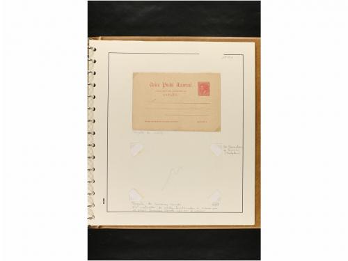 ✉ ESPAÑA. ENTEROS POSTALES. COLECCIÓN ESPECIALIZADA. Restos 