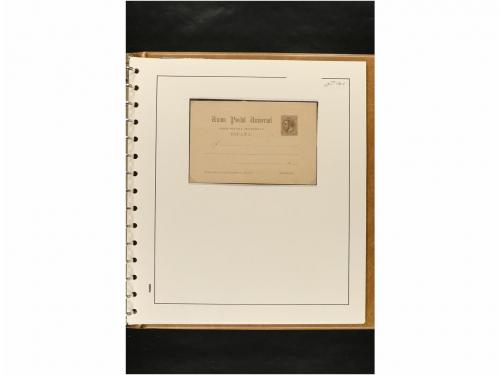 ✉ ESPAÑA. ENTEROS POSTALES. COLECCIÓN ESPECIALIZADA. Restos 