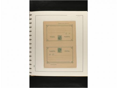 ✉ ESPAÑA. ENTEROS POSTALES. COLECCIÓN ESPECIALIZADA. Restos 