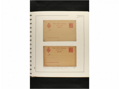 ✉ ESPAÑA. ENTEROS POSTALES. COLECCIÓN ESPECIALIZADA. Restos 