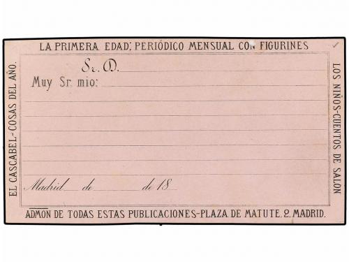 ✉ ESPAÑA. Tarjeta Postal Precursora de Guerrero y Frontaura 