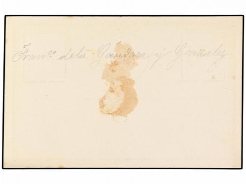 ✉ ESPAÑA. Tarjeta Postal Precursora de F.G.G. (Francisco de 