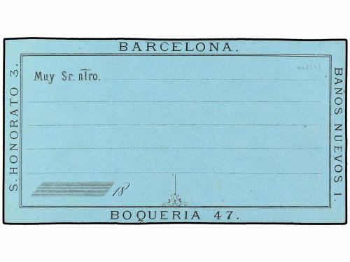 ✉ ESPAÑA. Tarjeta Postal Precursora de J.B.H. (Juan Bastinos