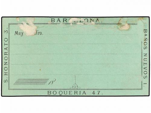 ✉ ESPAÑA. Tarjeta Postal Precursora de J.B.H. (Juan Bastinos