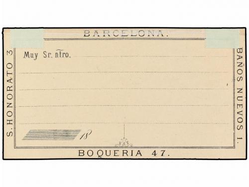 ✉ ESPAÑA. Tarjeta Postal precursora de J.B.H. (Juan Bastinos