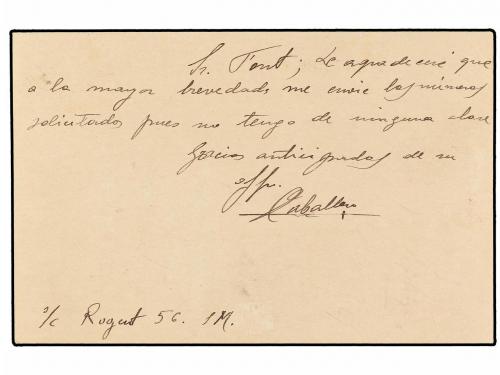 ✉ ESPAÑA. Ed. 57. 1930. BARCELONA. 15 cts. lila y sello del 