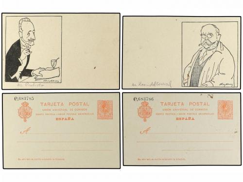 ✉ ESPAÑA. Ed. 53D. 10 cts. naranja. Conjunto de 12 tarjetas 