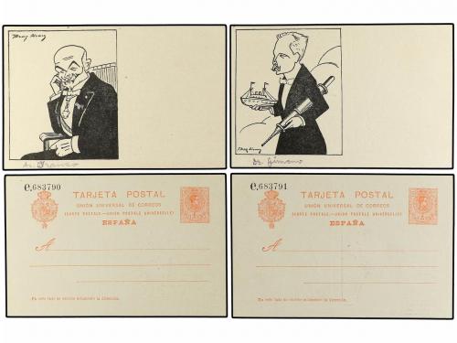 ✉ ESPAÑA. Ed. 53D. 10 cts. naranja. Conjunto de 12 tarjetas 