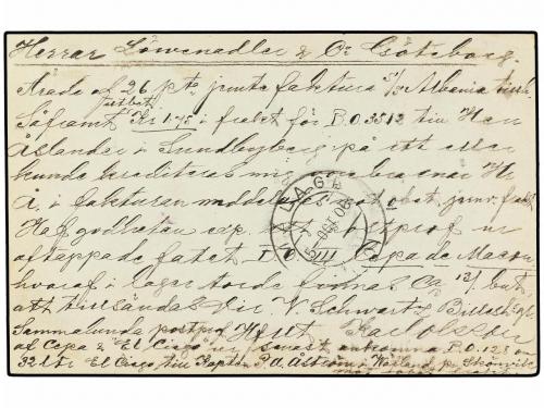 ✉ ESPAÑA. Ed. 47. 1906. VENTA DE GALVEY a GOTEBORG (Suecia).