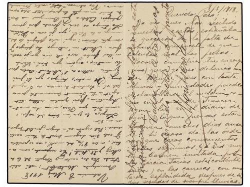 ✉ ESPAÑA. Ed. 46. 1918. BARCELONA a VALENCIA y reexpedida. 1