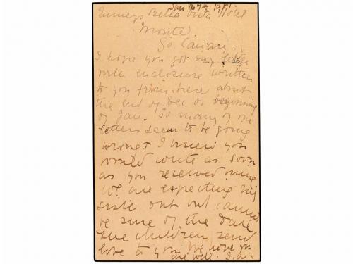 ✉ ESPAÑA. Ed. 31. 1901. HOTEL BELLAVISTA (Canarias) a INGLAT