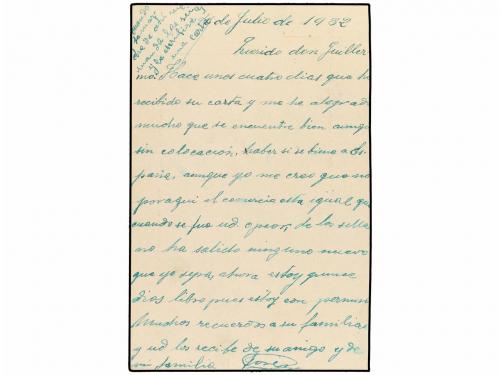 ✉ ESPAÑA. Ed. 58i. 1932. MADRID a ALEMANIA. 10 cts. amarillo