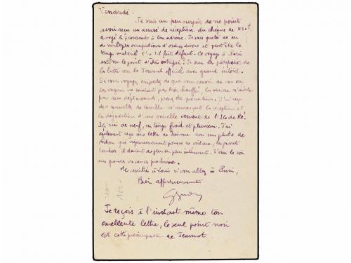 ✉ ESPAÑA. Ed. 53. 1915. MADRID a FRANCIA. 10 cts. naranja co