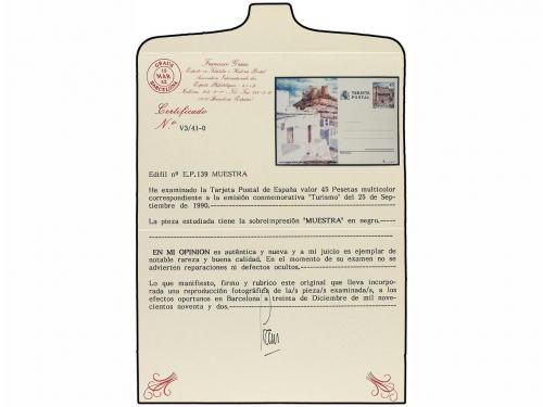 ✉ ESPAÑA. Ed. 149/50, 151/52, 153, 154. Seis enteros postale