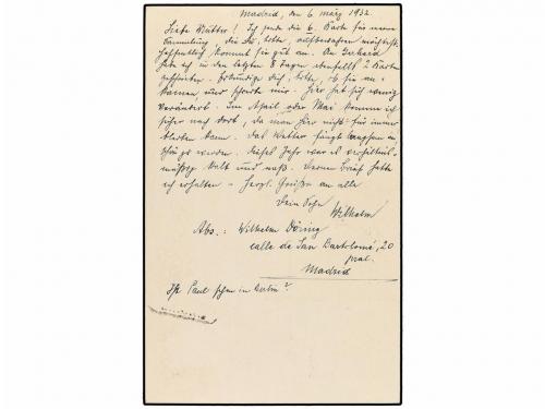 ✉ ESPAÑA. Ed. 69. 1932. MADRID a ALEMANIA. 15 cts. lila con 