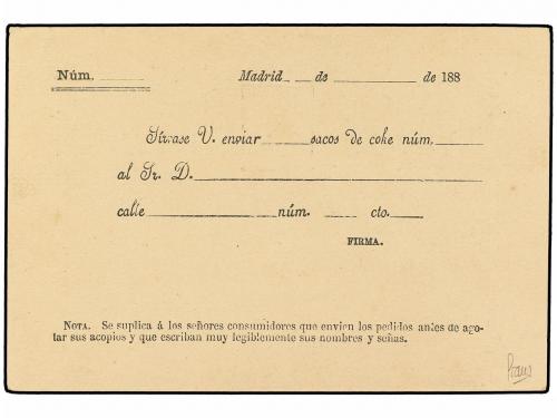 ✉ ESPAÑA. Ed. 8Aipa. 5 cts. azul sobreimpresión de la Compañ