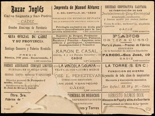 ✉ ESPAÑA ENTEROS POSTALES: DE INICIATIVA PRIVADA. Ed. 126A. 