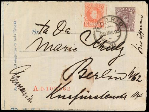 ✉ ESPAÑA ENTEROS POSTALES: DE INICIATIVA PRIVADA. Ed. 125. 1