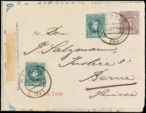 ✉ ESPAÑA ENTEROS POSTALES: DE INICIATIVA PRIVADA. Ed. 125A. 