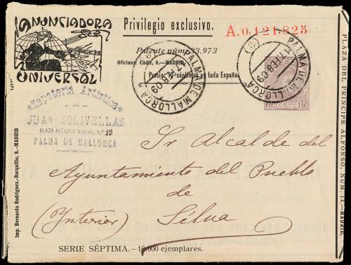 ✉ ESPAÑA ENTEROS POSTALES: DE INICIATIVA PRIVADA. Ed. 115. 1