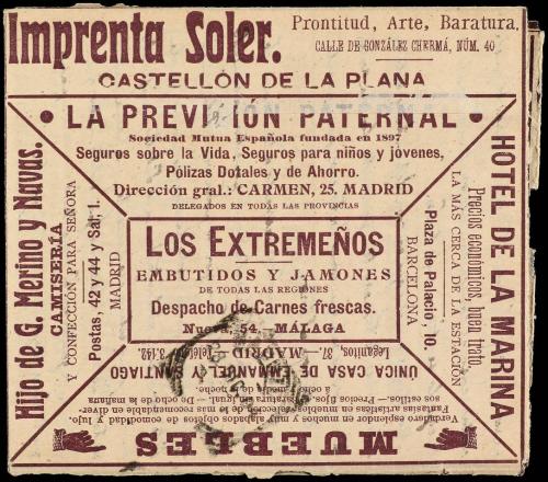 ✉ ESPAÑA ENTEROS POSTALES: DE INICIATIVA PRIVADA. Ed. 159. 1