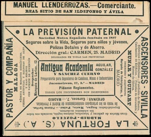 ✉ ESPAÑA ENTEROS POSTALES: DE INICIATIVA PRIVADA. Ed. 158. 1