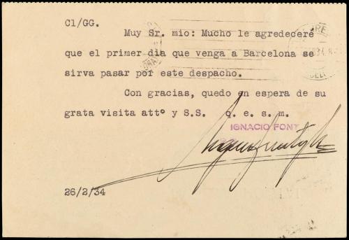 ✉ ESPAÑA ENTEROS POSTALES: DE INICIATIVA PRIVADA. Ed. 1071. 