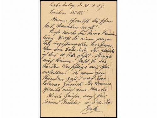 ✉ COLONIAS ESPAÑOLAS: CABO JUBY. Ed. 3. 1937. CABO JUBY a SA