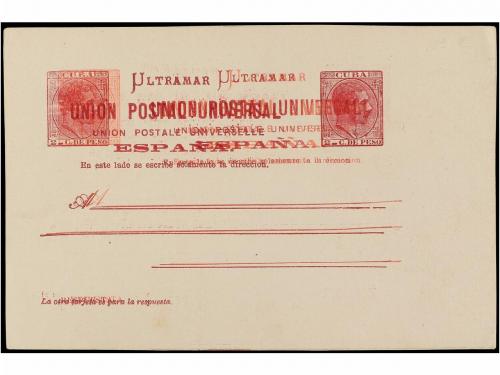 ✉ CUBA. Ed. 11+12. 2 cts. rojo + 3 ctvos. rosa. DOBLE IMPRES