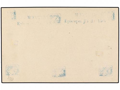 ✉ ESPAÑA. 1893. BARCELONA a BÉLGICA. Tarjeta Postal Provisor