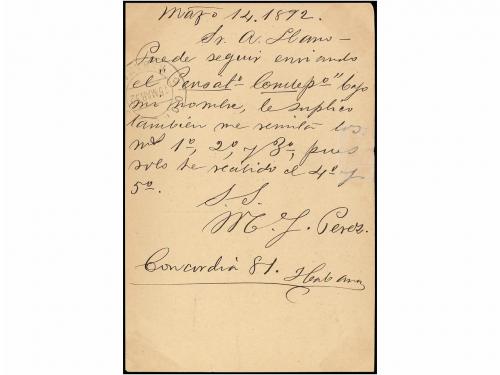 ✉ CUBA. Ed. 25A. 1892. HABANA a NEW YORK. 2 cts. verde, tipo