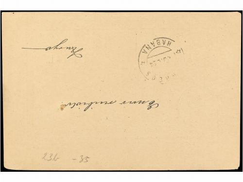 ✉ CUBA. Ed. 26A. 1884. PUERTO PRÍNCIPE a ALEMANIA. 4 cts. ca