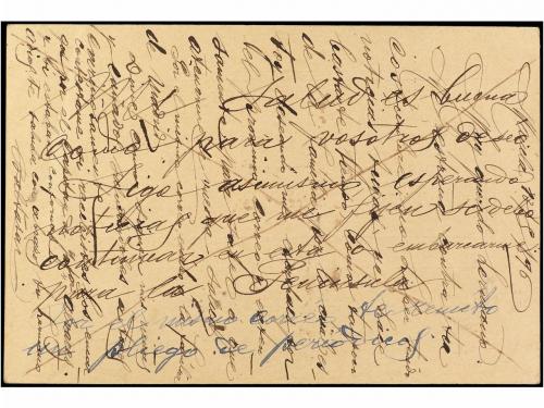 ✉ FILIPINAS. Ed. 11C. 1896. MANILA a BARCELONA y reexpedida 