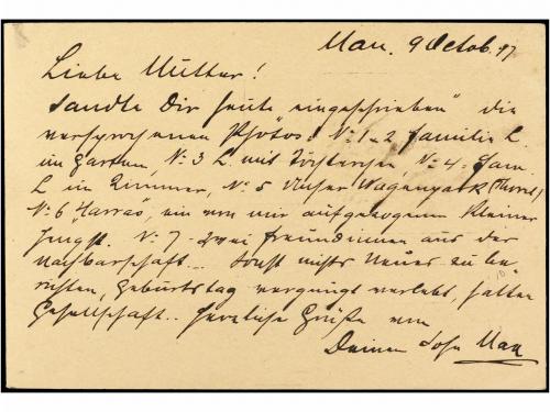 ✉ FILIPINAS. Ed. 11C. 1907. MANILA a ALEMANIA. 3 ctvos. cast