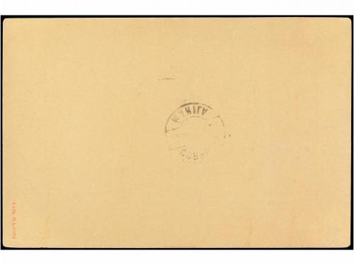 ✉ FILIPINAS. Ed. 7C. 1900. MANILA a ALEMANIA. 3 ctvos. naran