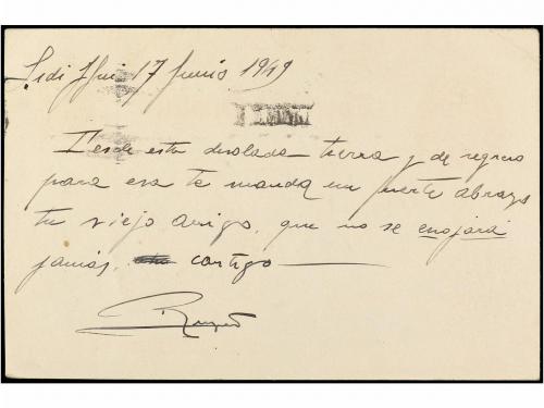 ✉ COLONIAS ESPAÑOLAS: IFNI. Ed. 1. 1949. SIDI-IFNI a BARCELO