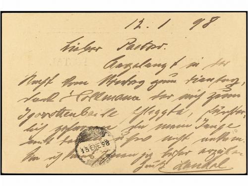 ✉ COLONIAS ESPAÑOLAS: FILIPINAS. Ed. 14. 1898. MANILA correo