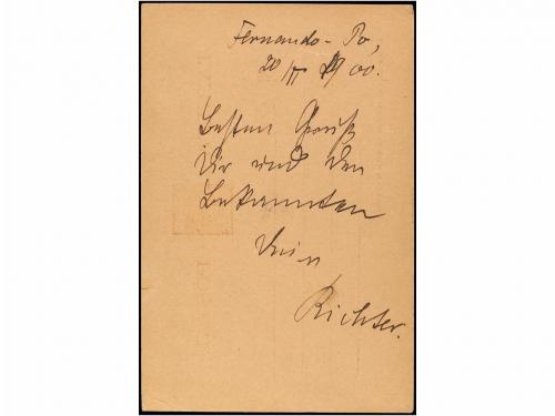 ✉ COLONIAS ESPAÑOLAS: FERNANDO POO. Ed. 4. 1900. FERNADO POO