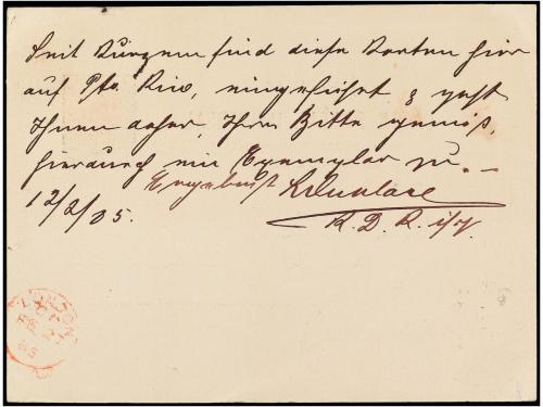 ✉ PUERTO RICO. Ed. 2. 1885. SAN JUAN a ALEMANIA. 3 ctvos. ca