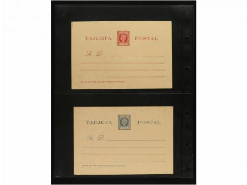 ✉ CUBA. ENTEROS POSTALES. Resto de colección formada por 56 