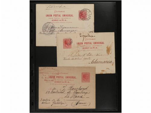 ✉ CUBA. ENTEROS POSTALES. Resto de colección formada por 56 