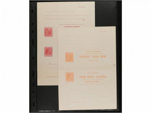 ✉ CUBA. ENTEROS POSTALES. Resto de colección formada por 56 