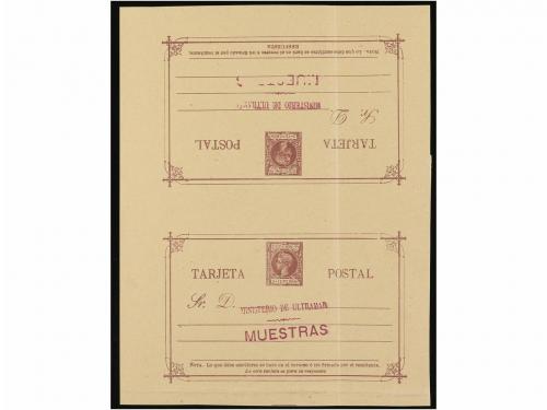 ✉ ESPAÑA. Ed. 15M, 16M/19M. Conjunto de un entero postal de 